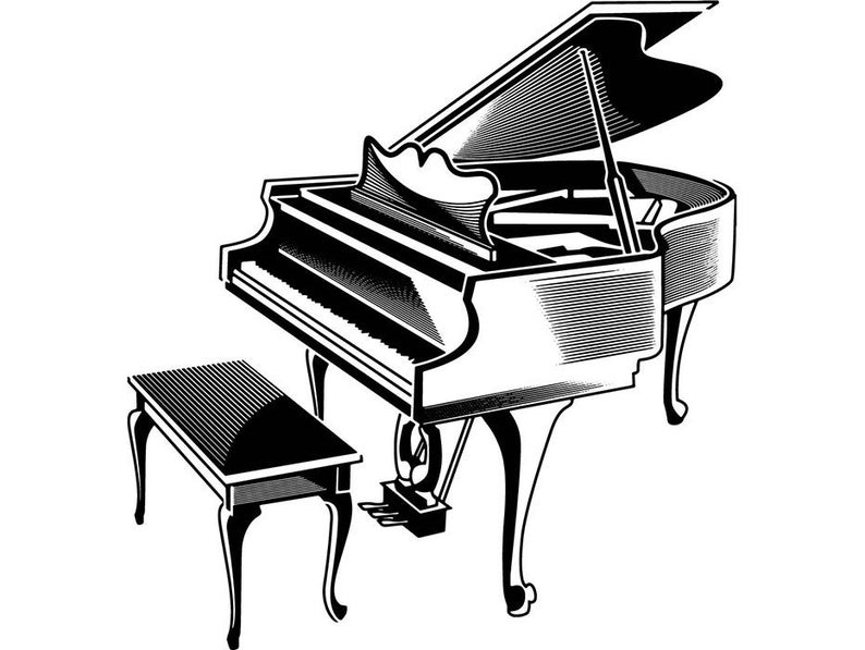 Clipart piano classical piano. Music performance playing concert