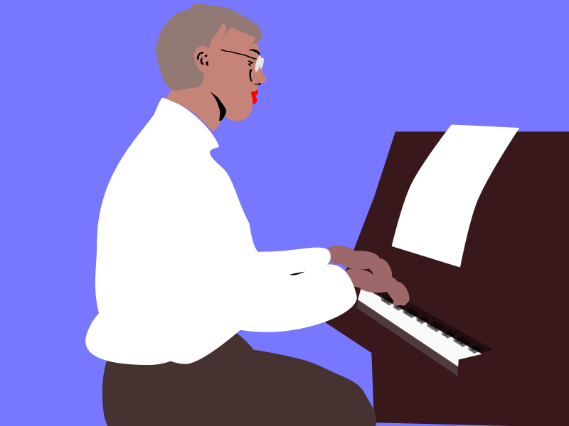 clipart piano composer
