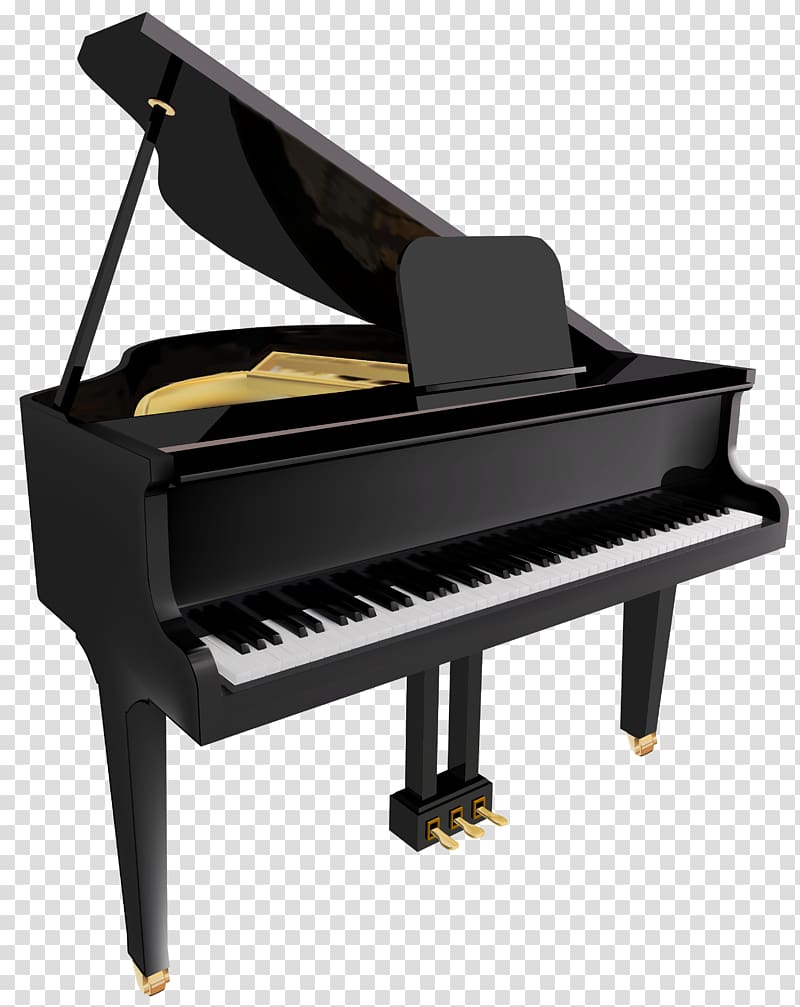 Clipart piano file. Transparent background png 