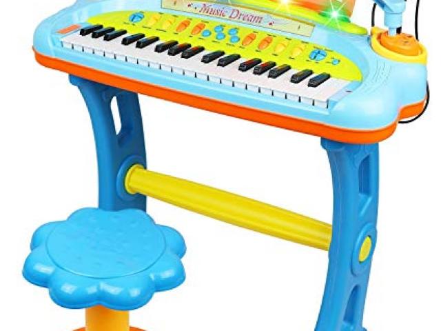 clipart piano green toy