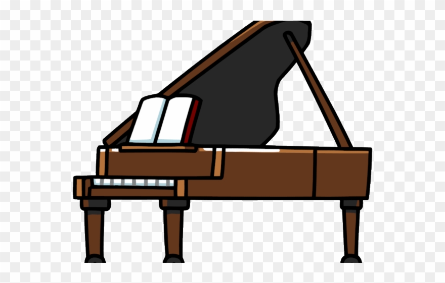 Grand cartoon png . Clipart piano harpsichord