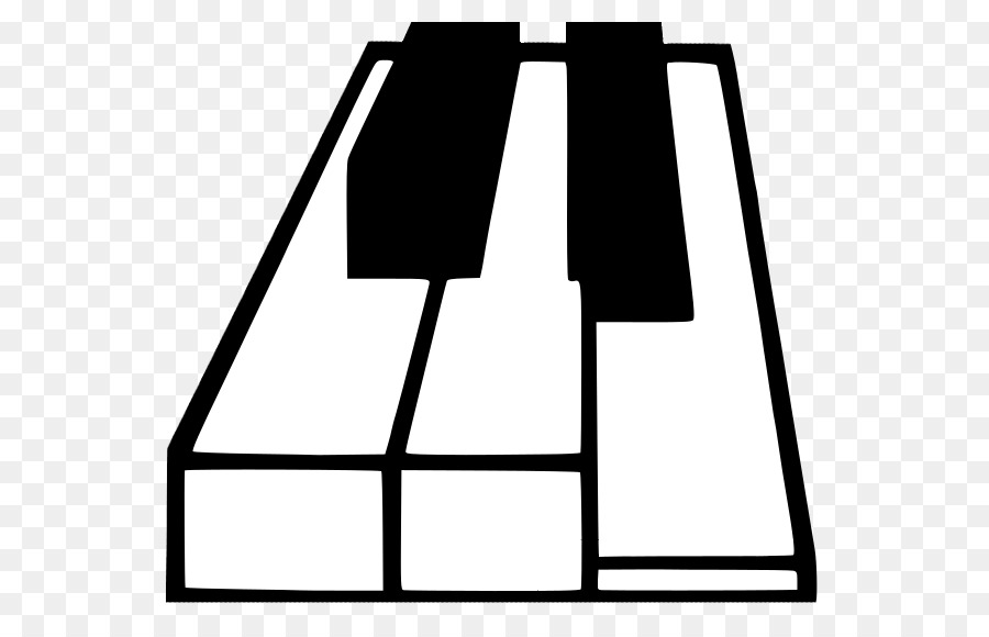 Cartoon black line transparent. Clipart piano logo