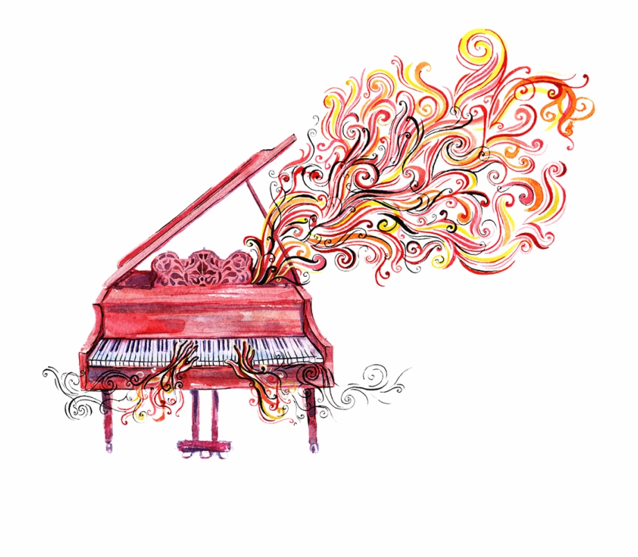 Clipart piano paino. Color png free images