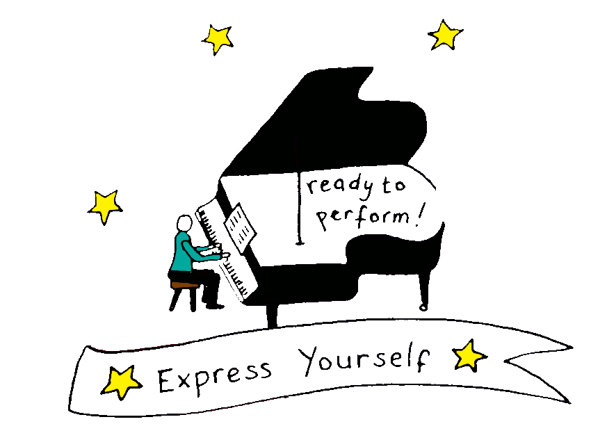 piano clipart practice piano