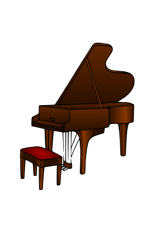 clipart piano simple