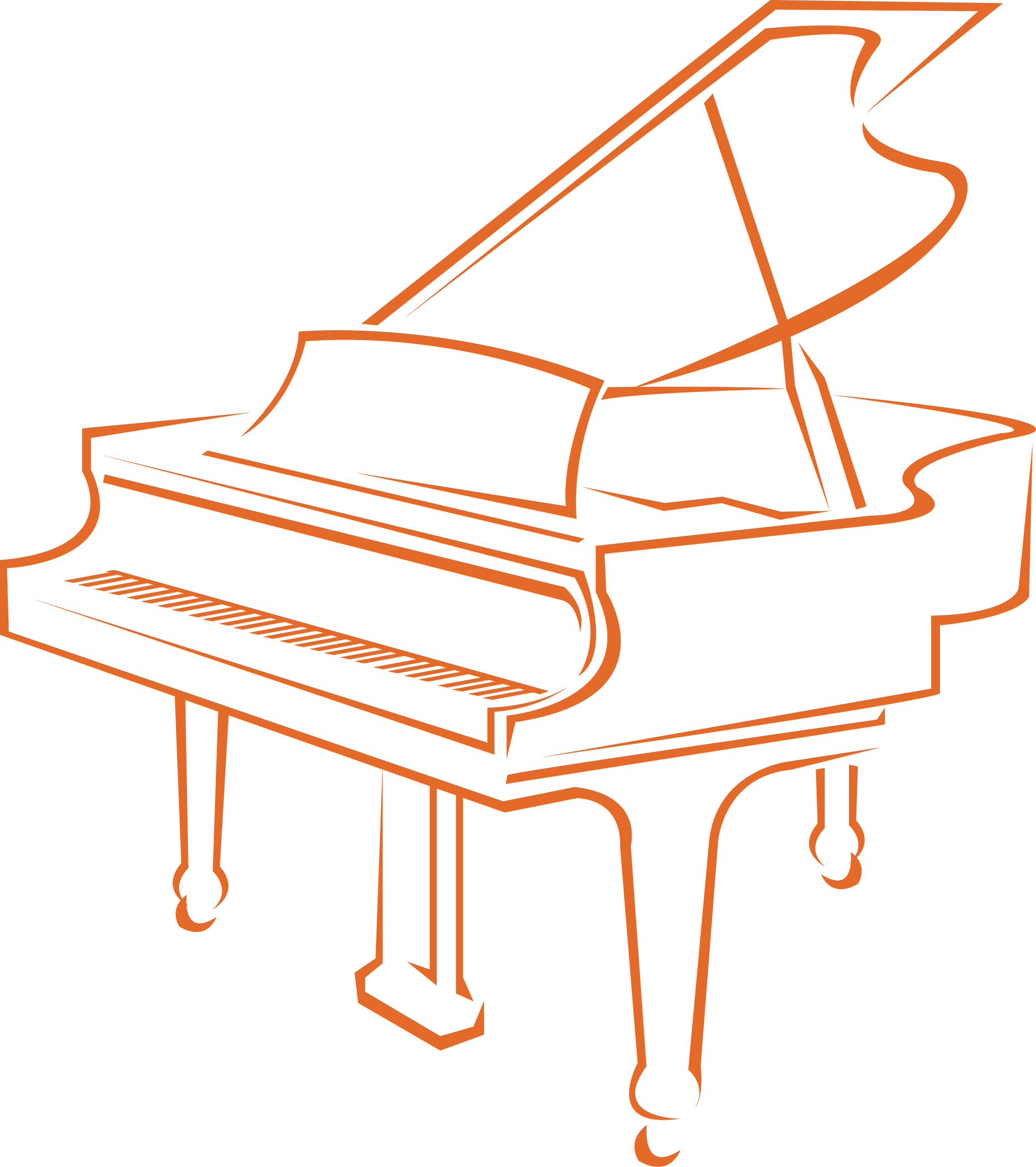 clipart piano teaching piano
