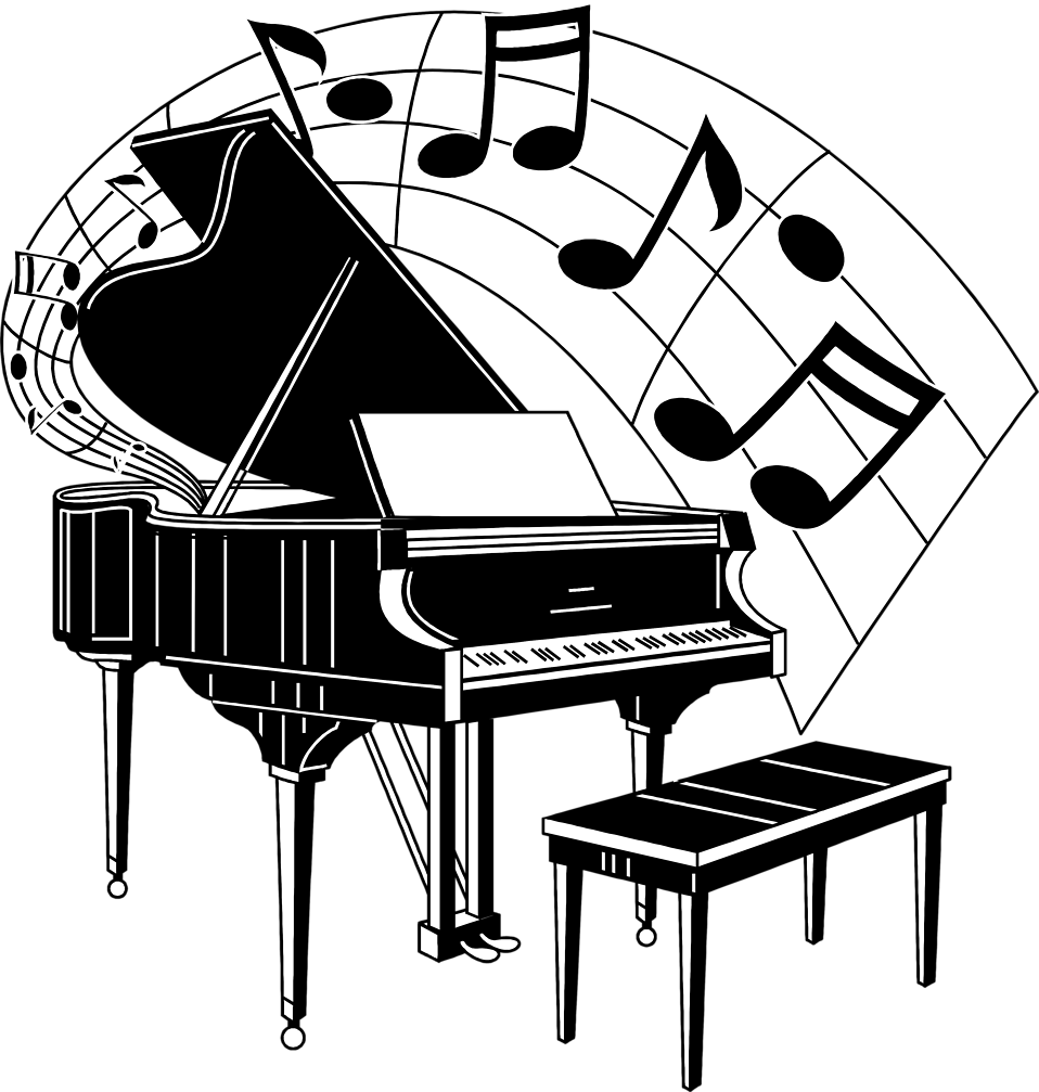 piano clipart ragtime