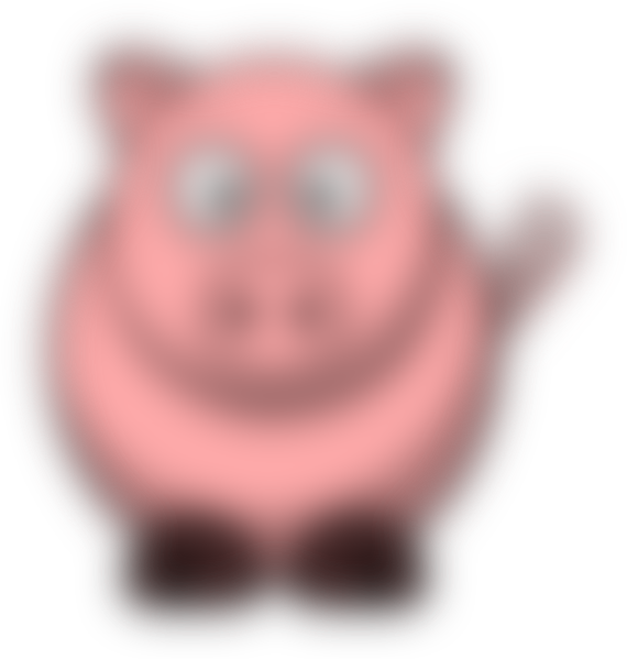 Blurry . Clipart pig abstract