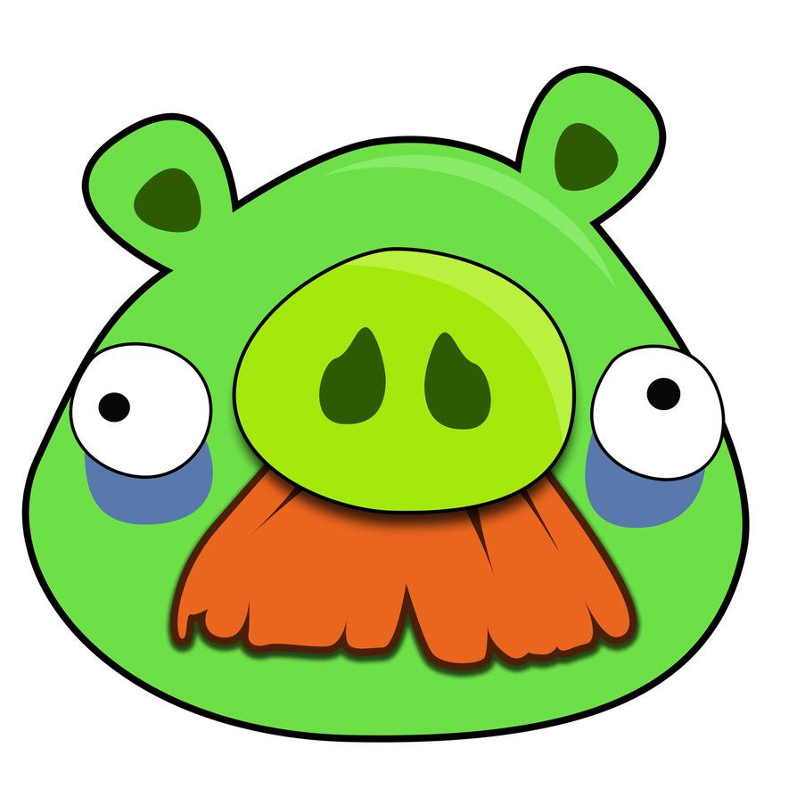 Template google search . Clipart pig angry bird