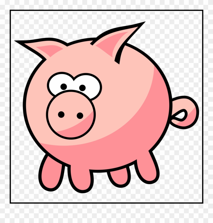 clipart pig cartoon