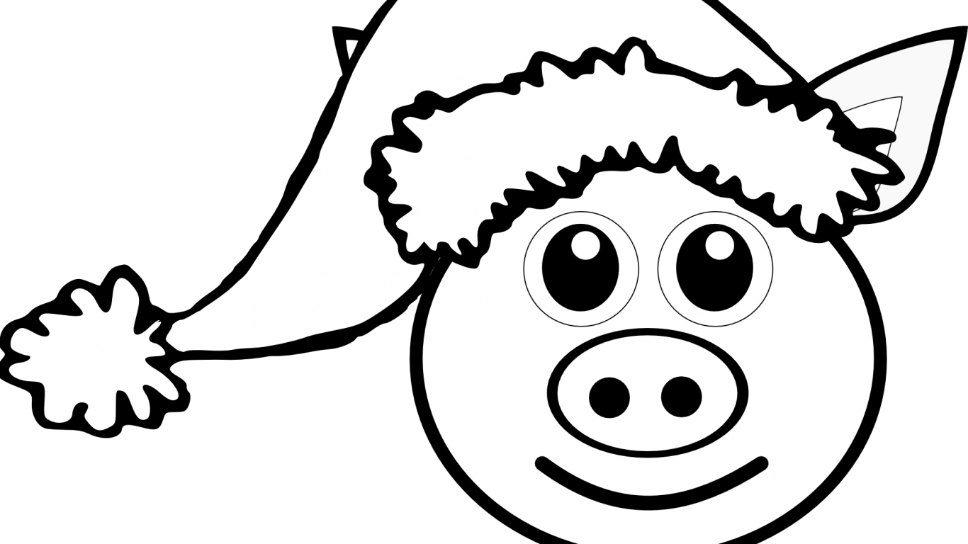 pig clipart easy