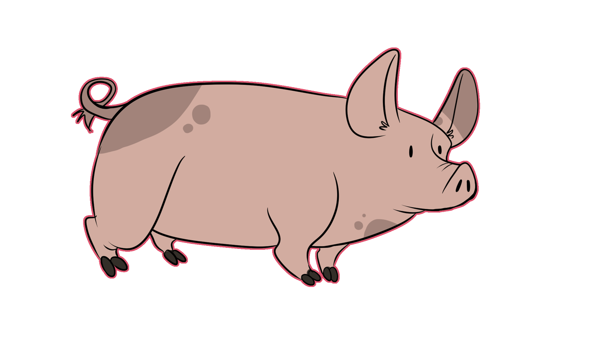 Pigs clipart fancy. Lenny on twitter here