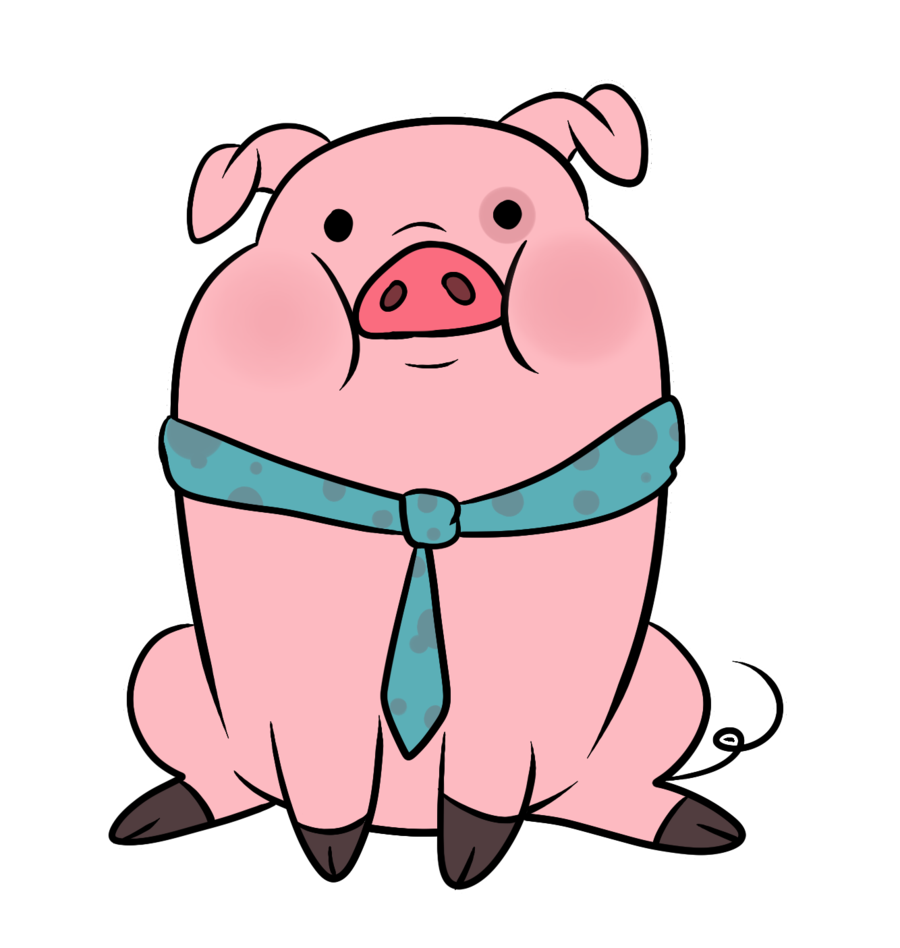 Pig clipart muscular.  collection of waddles