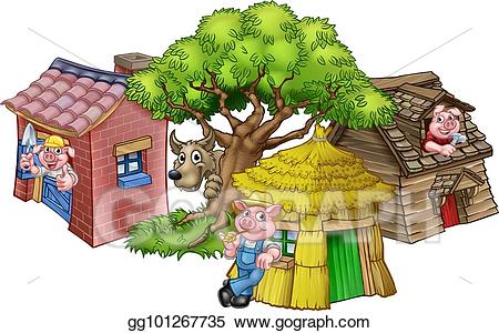 clipart pig home