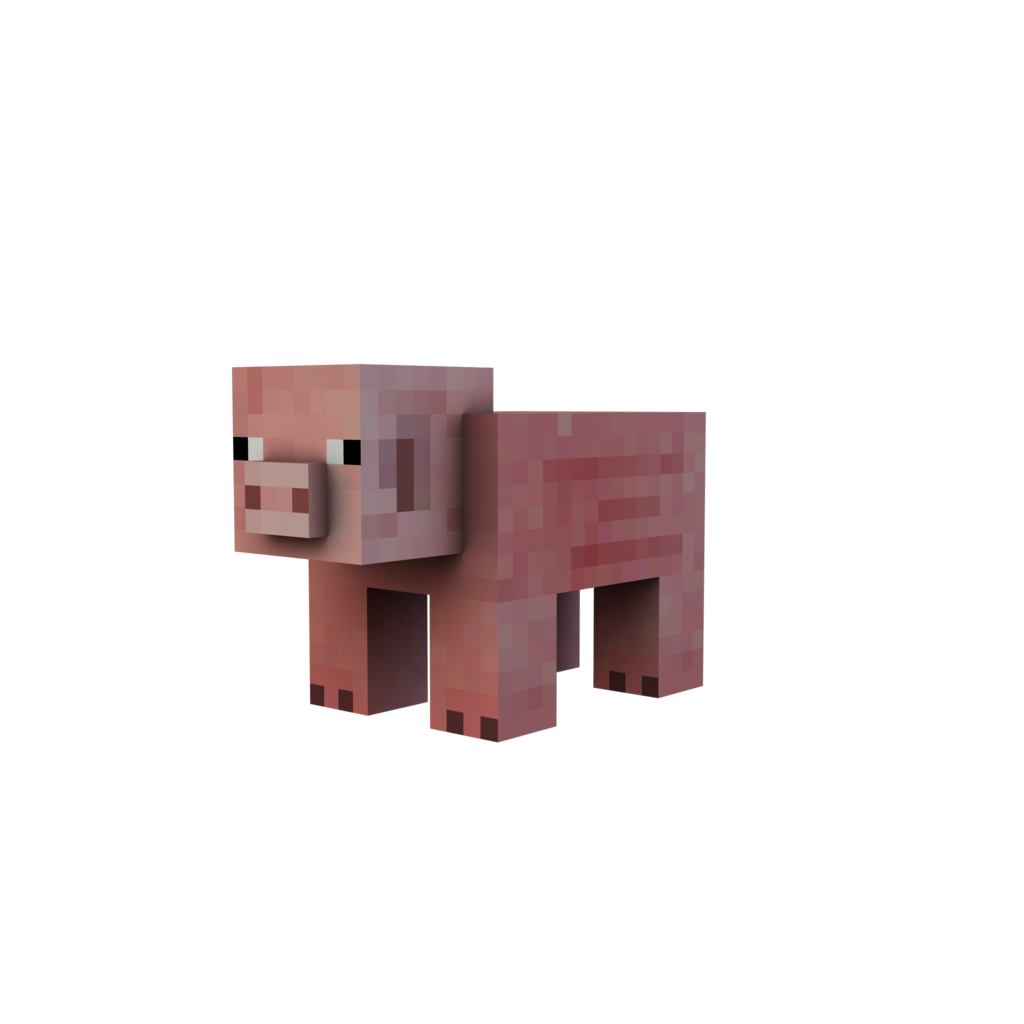 pig clipart minecraft