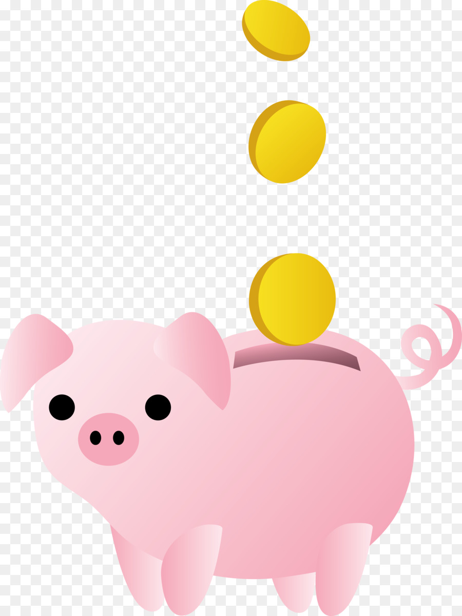 clipart pig money