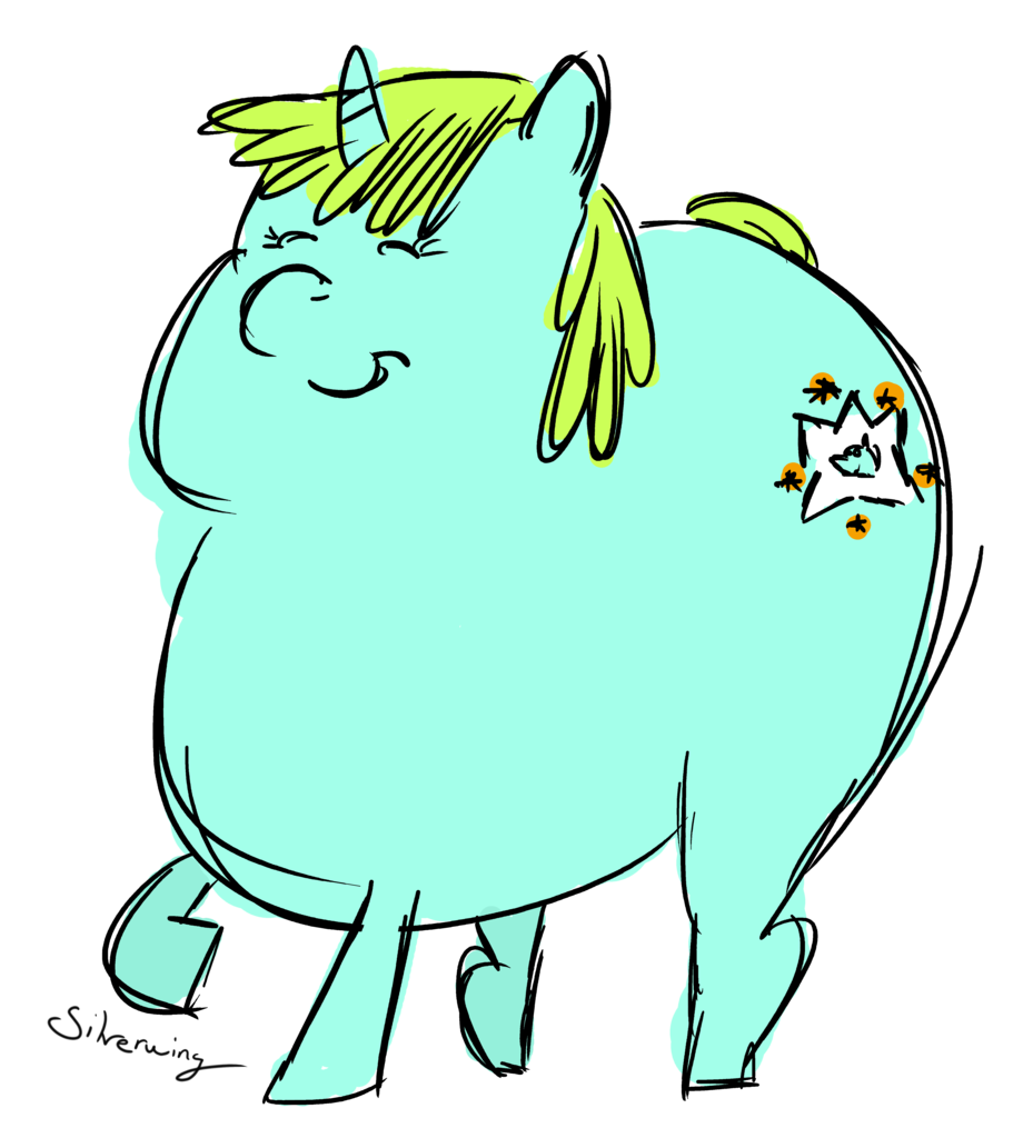 Pigs clipart obese.  artist silverwing color