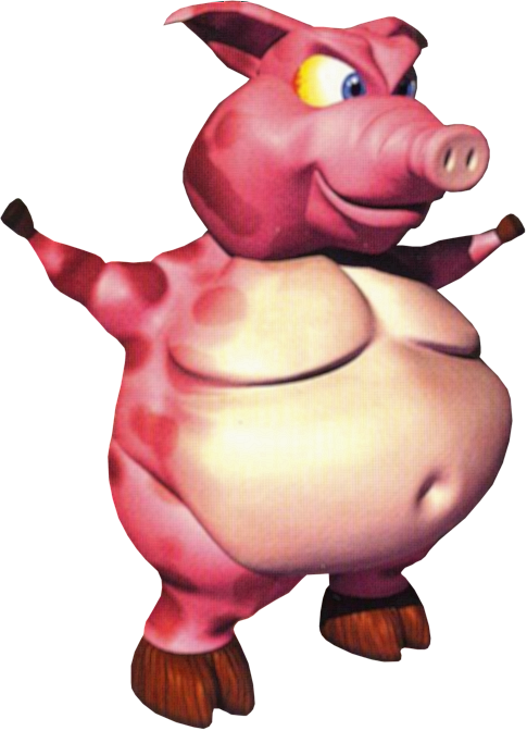 clipart pig obese
