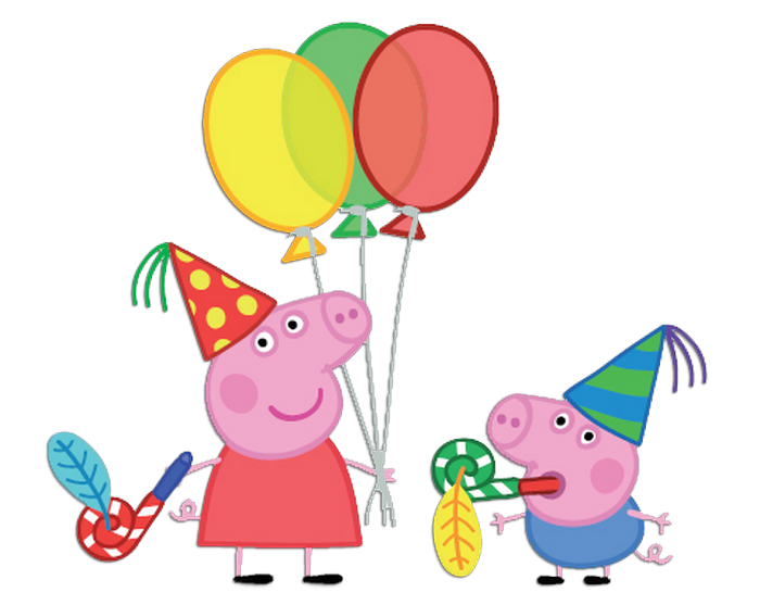 clipart pig party