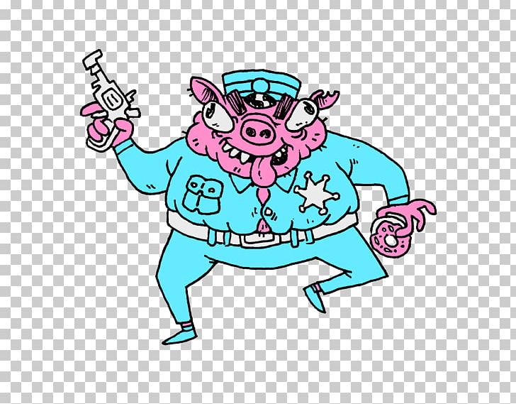 clipart pig police