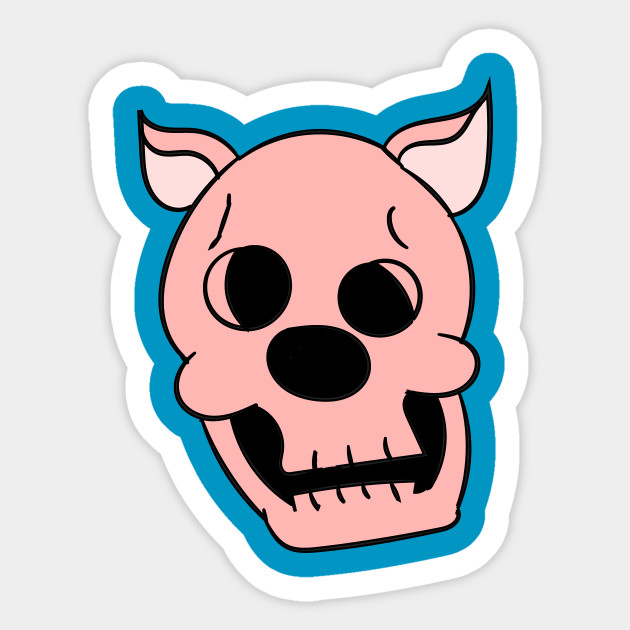 pig clipart skull