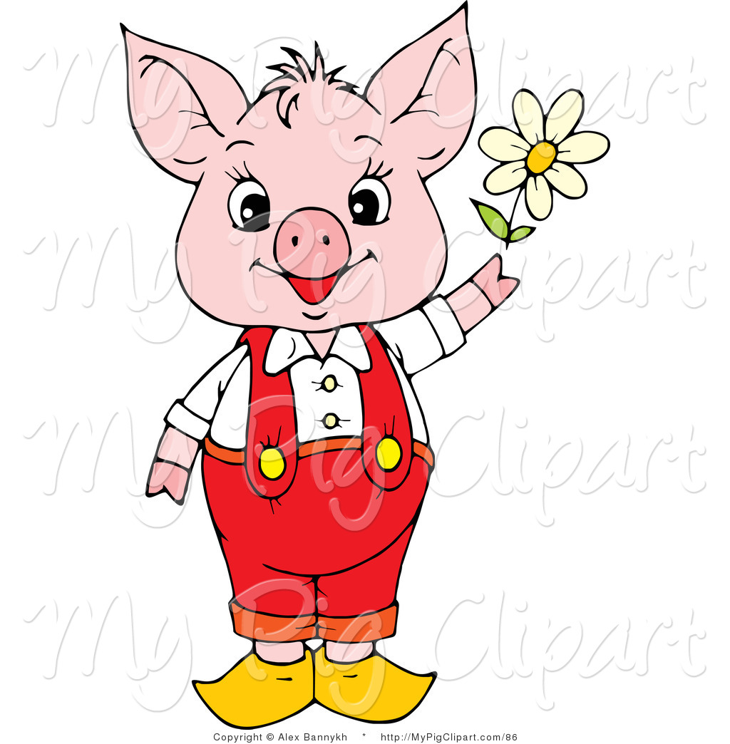 clipart pig spring