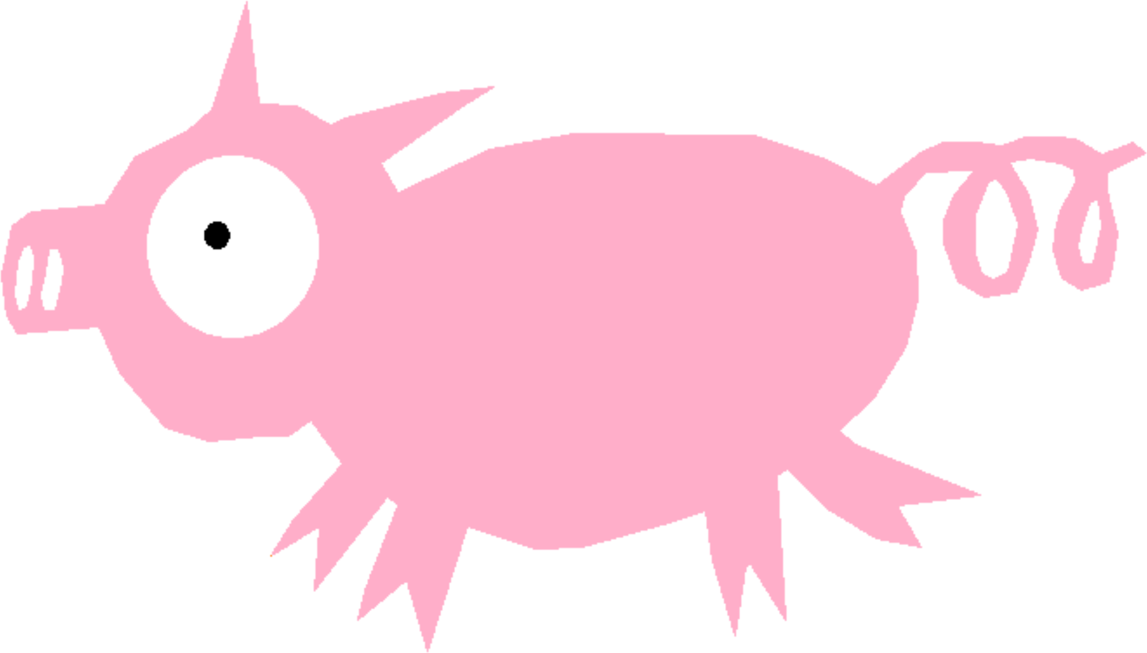 valentine clipart pig