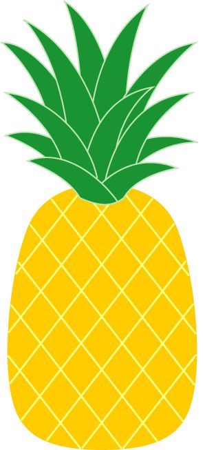 Clipart pineapple. Luau hawaii hula girl
