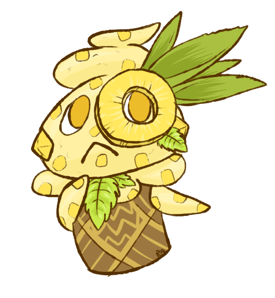 clipart pineapple adorable