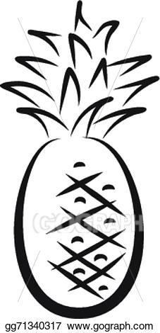 clipart pineapple artistic