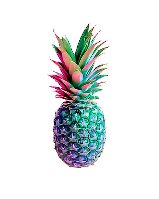 clipart rainbow pineapple