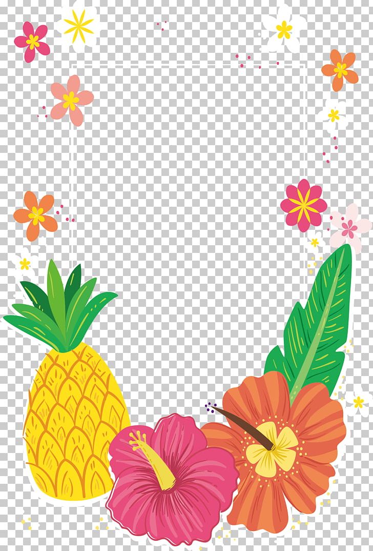 clipart pineapple frame