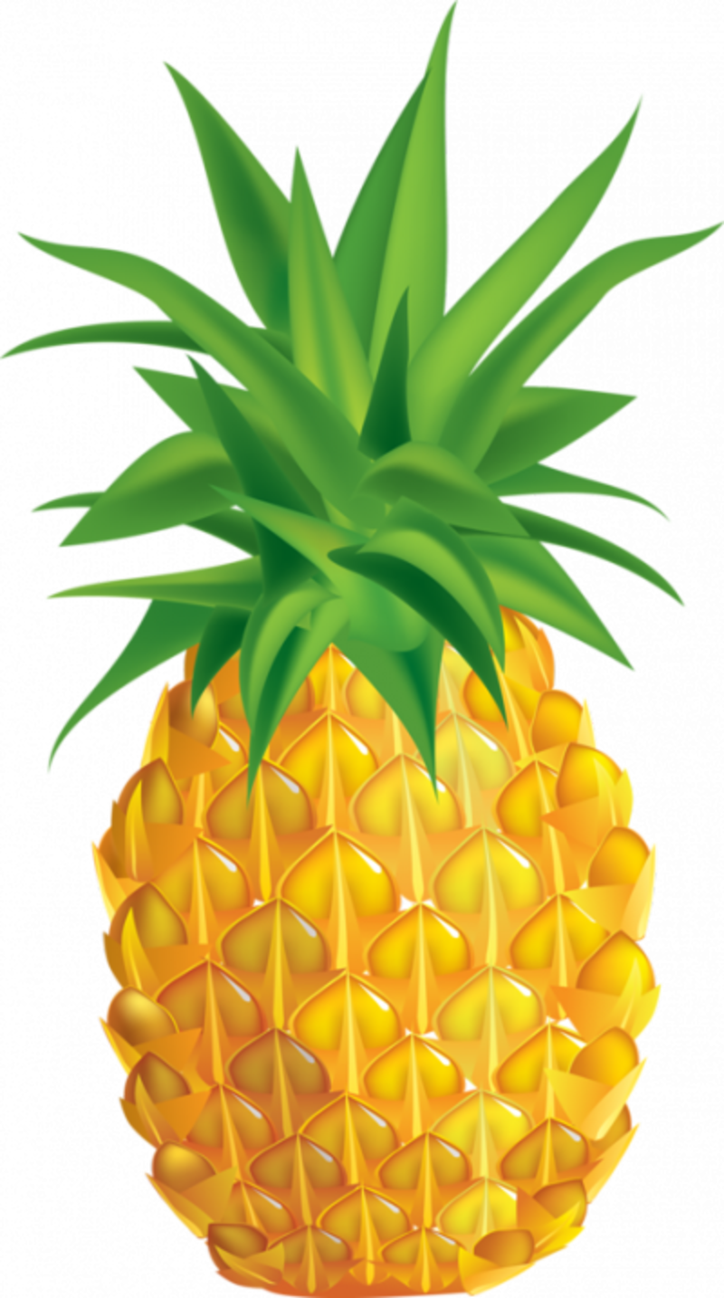 luau clipart pineapple fruit