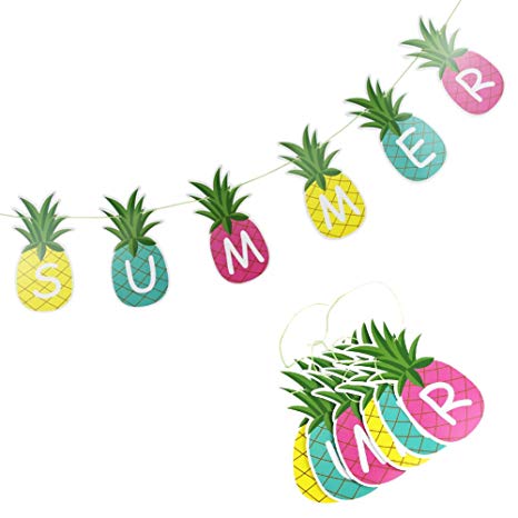 Sunbeauty m colorful summer. Clipart pineapple hawaiian theme