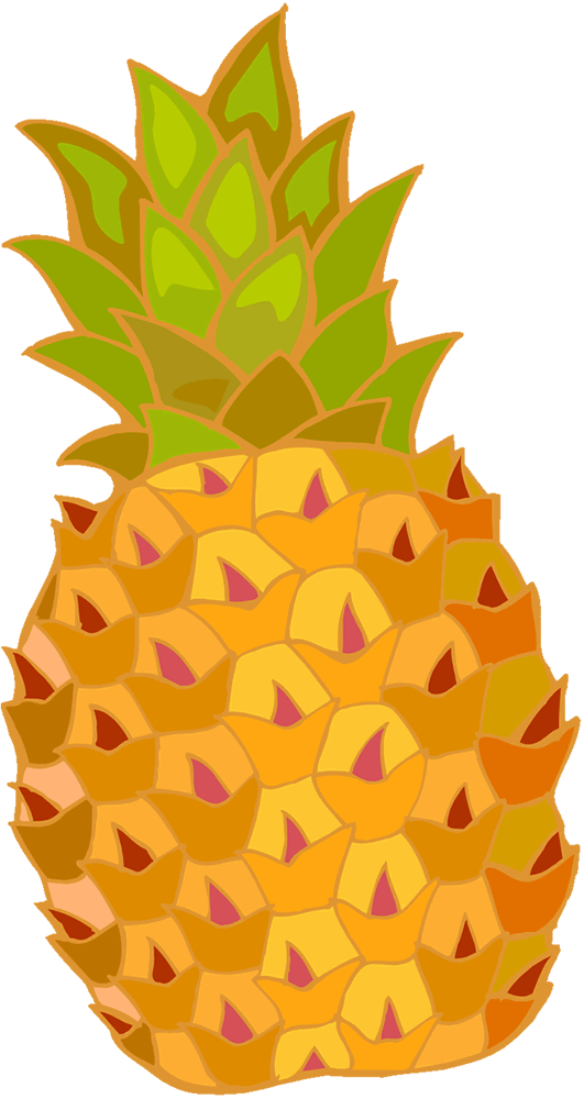 clipart pineapple juicy