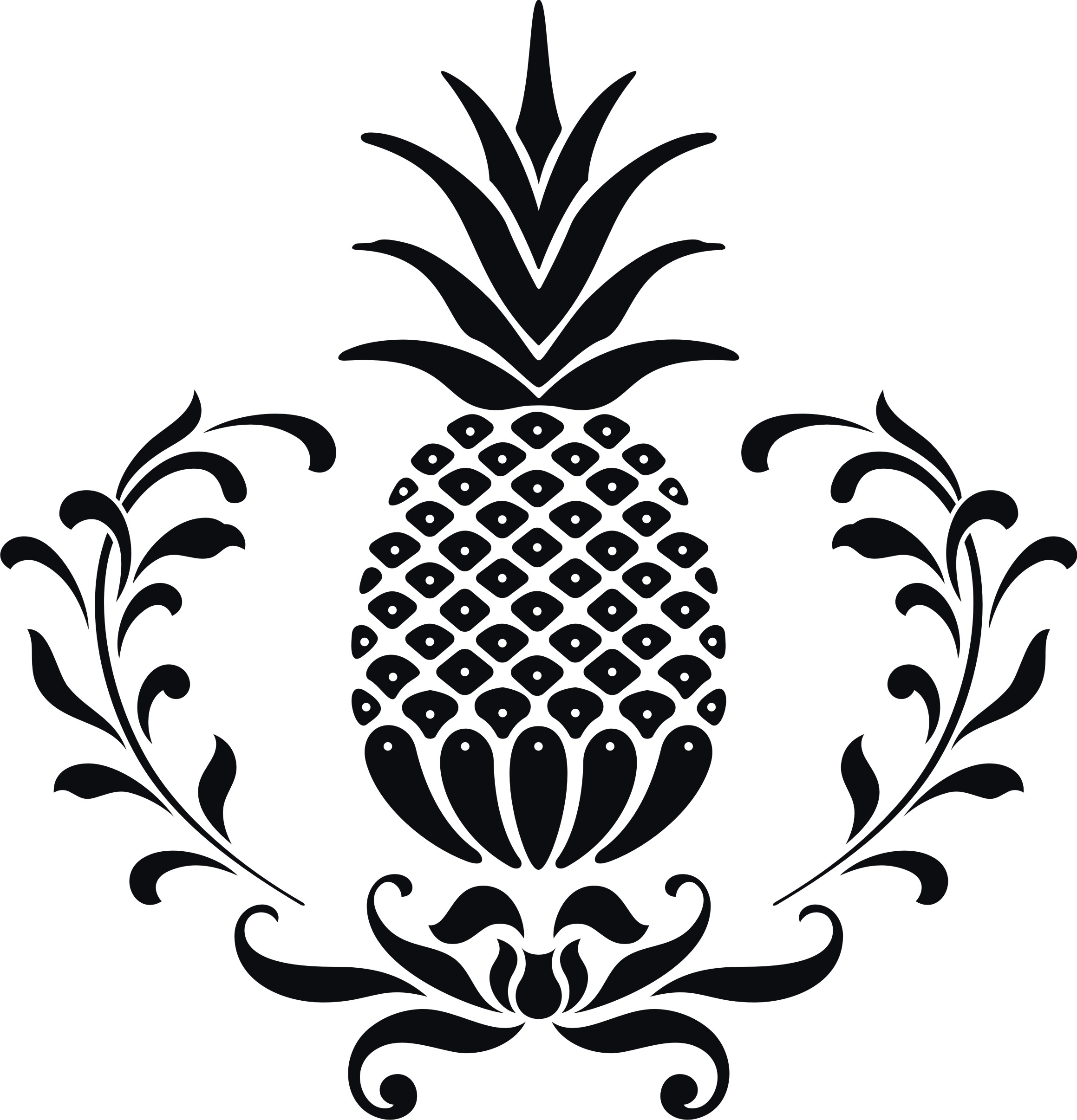 clipart pineapple logo