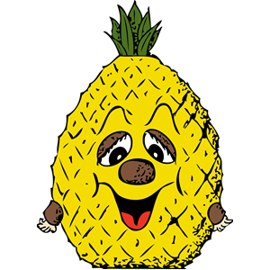 clipart pineapple man
