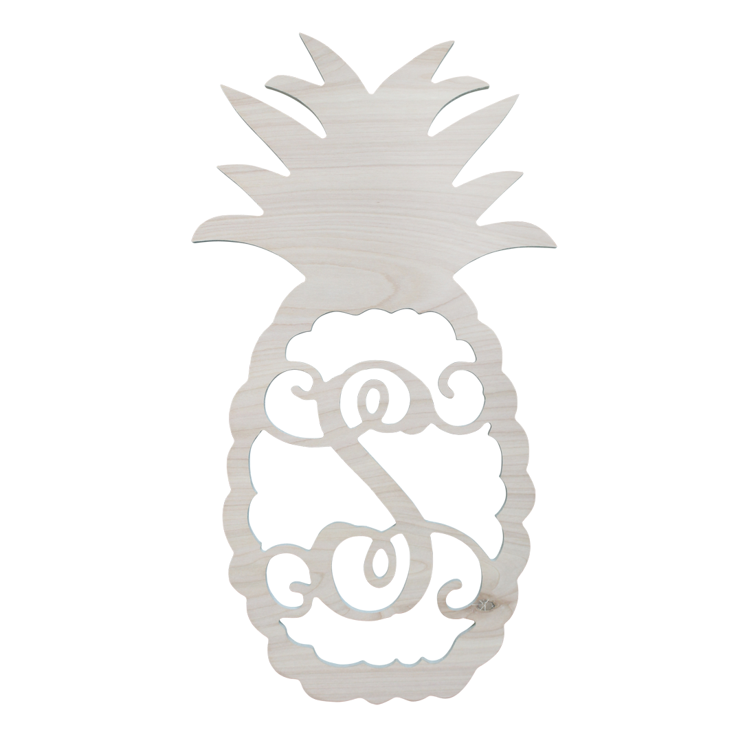 pineapple clipart monogram