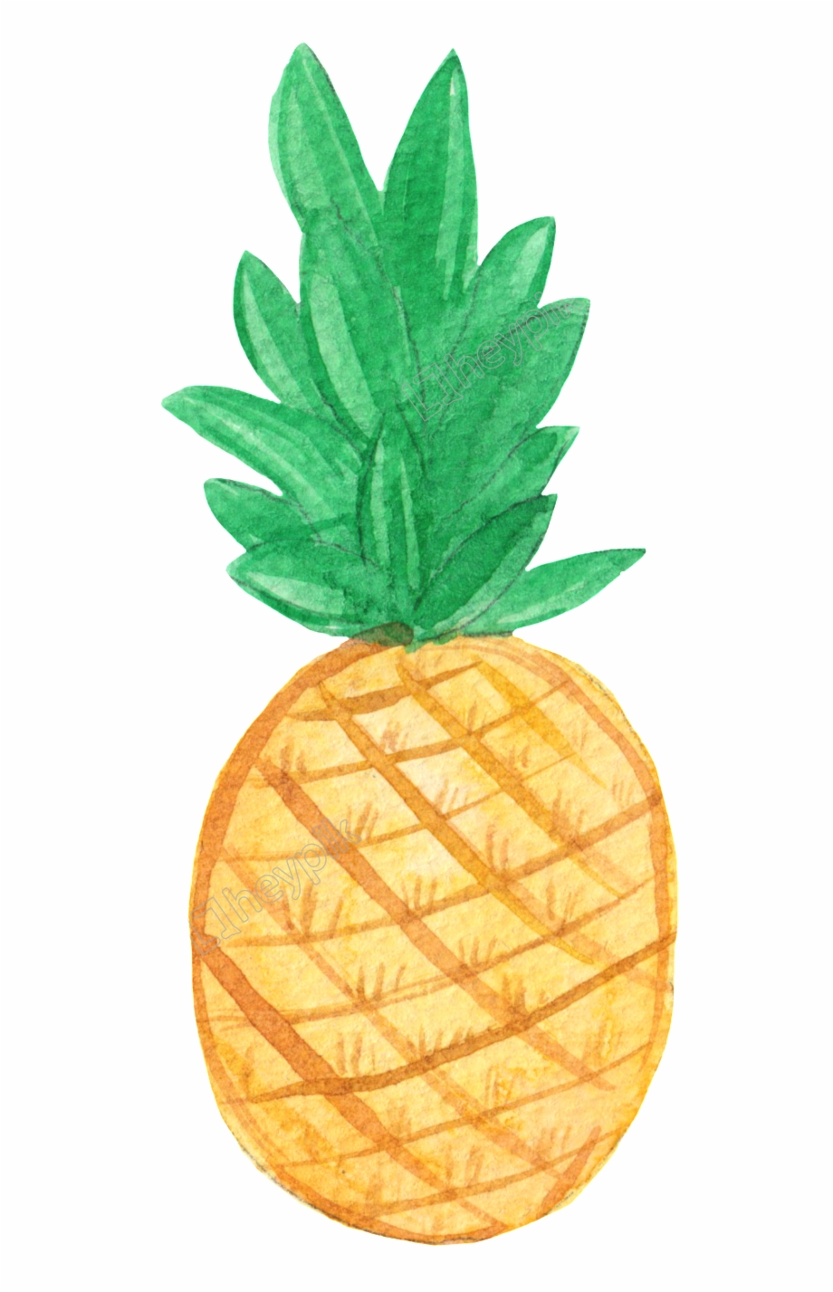 Drawing hello free png. Clipart pineapple pastel
