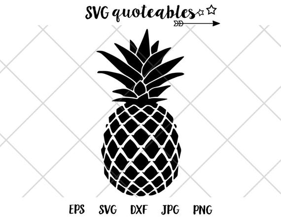 clipart pineapple silhouette