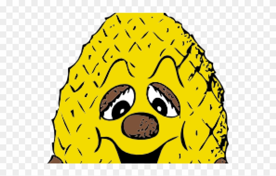 clipart pineapple smiley face