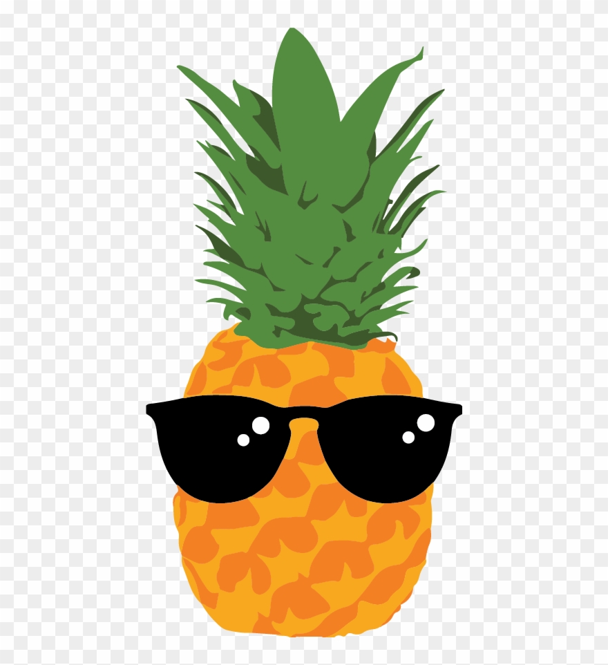 clipart pineapple sunglasses