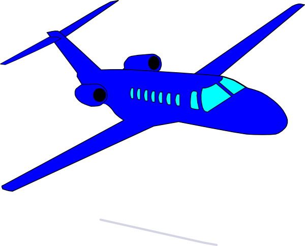 Png svg clip art. Clipart plane blue