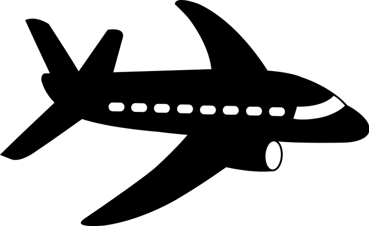 Clipart plane cartoon. Aeroplane images black and