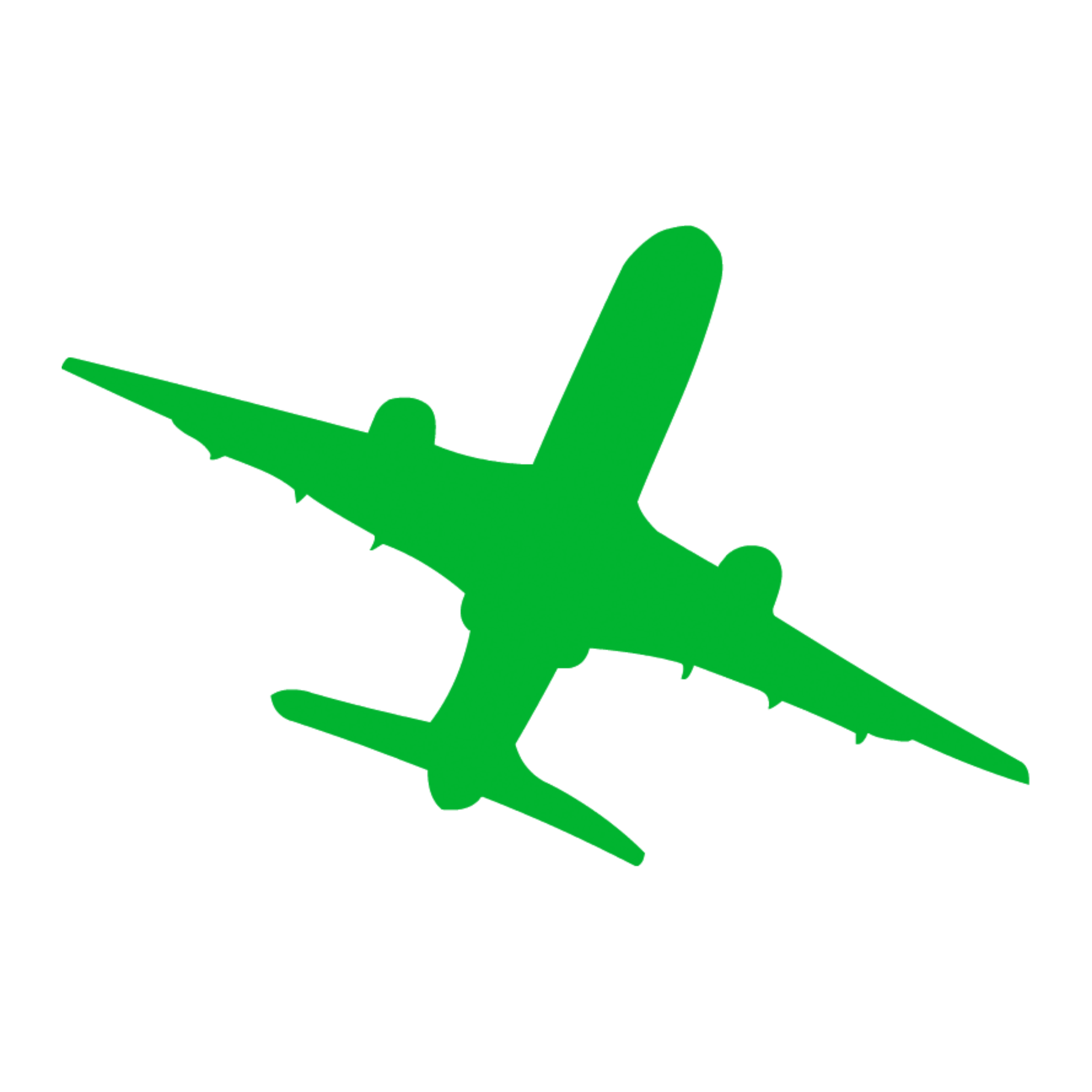 green clipart aeroplane