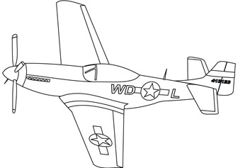 Plane clipart mustang. Download free drawing clip