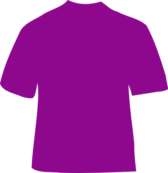 T clip art at. Shirt clipart purple shirt