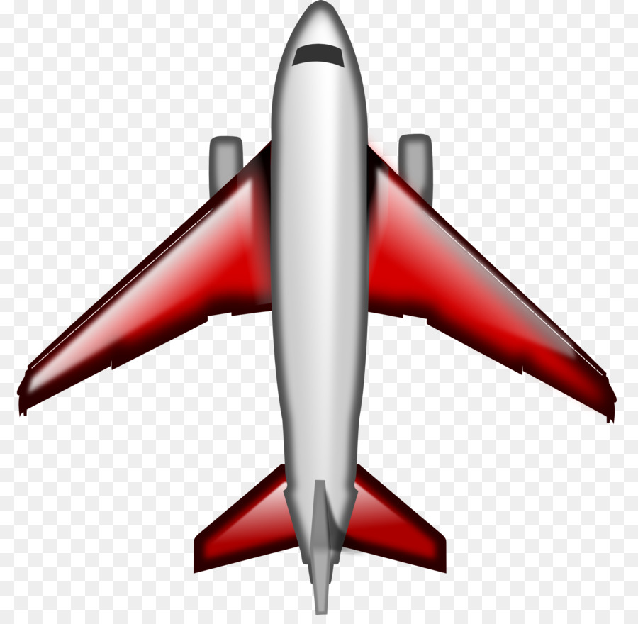Plane clipart top. Cartoon airplane red 