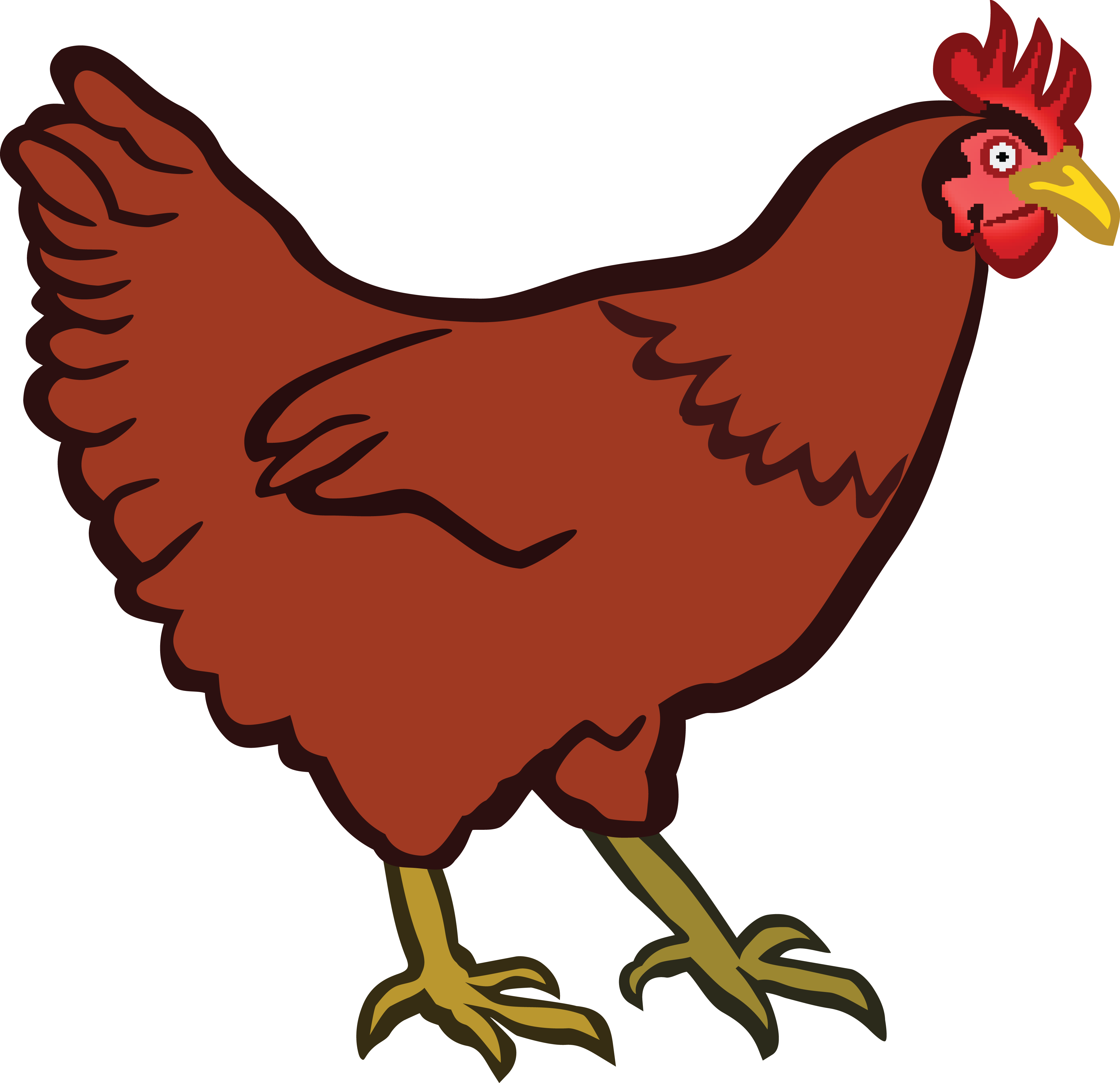 fat clipart chicken logo