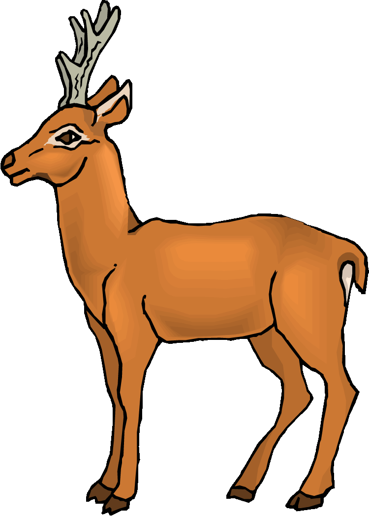Cute deer free images. Wagon clipart old fashioned